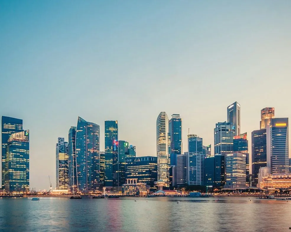 Singapore financial district